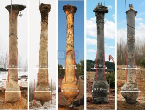 фото свай после раскопки фото свай после раскопки
